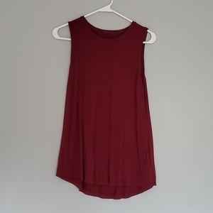 A New Day Maroon Stretchy Tank